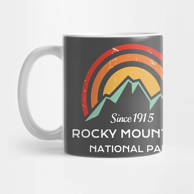 Rocky Mountains National Park Retro by roamfree